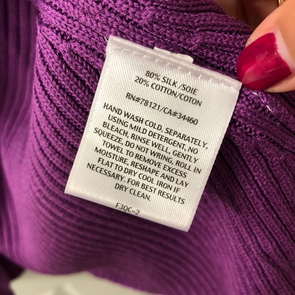 Eileen fisher cardigan (80% silk 20% cotton) - Picture 3 of 6